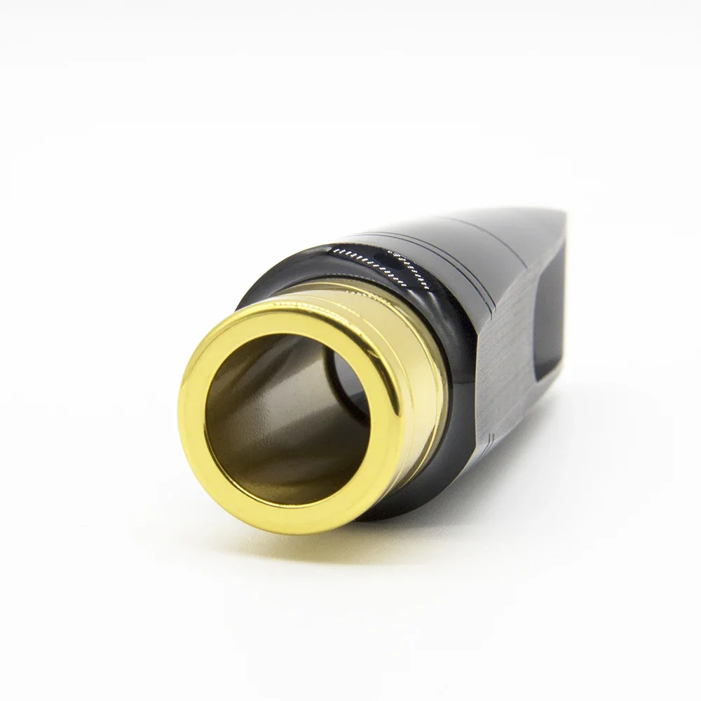 Handmade Bakelite Metal Sax Mouthpiece Semi Metallic Alto Tenor Soprano Sax Mouthpiece Saxophone Classical Pop Jazz Blues style