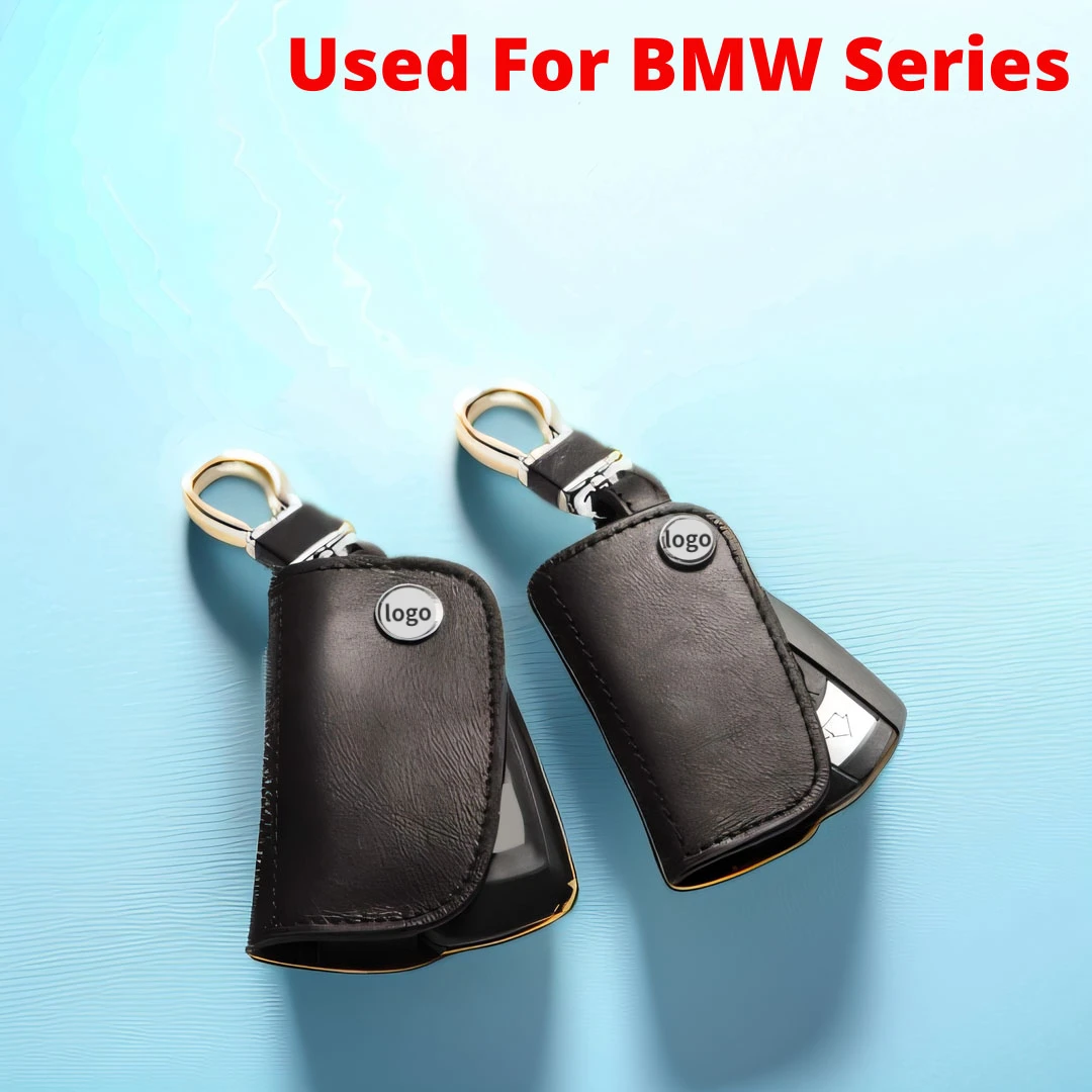 Car Key Case Genuine Leather for Bmw E92 X3 E83 E91 M4 F40 X5 E70 X7 X4 G05 G30 Serie 1 X1 U11 F34 Keychain Vehicles Keys Holder