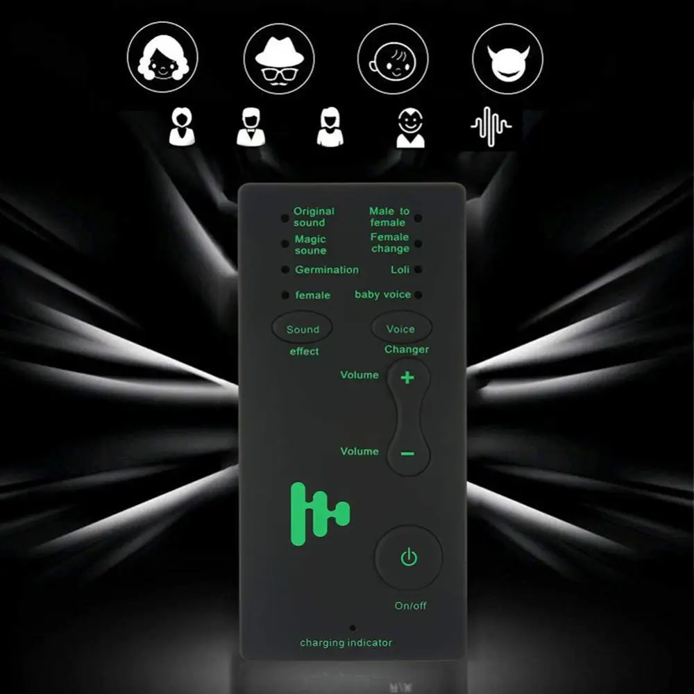 With Adjustable Voice Functions Voice Amplifiers 7 Different Sound Changes Mini Voice Modulator Multifunctional Portable New