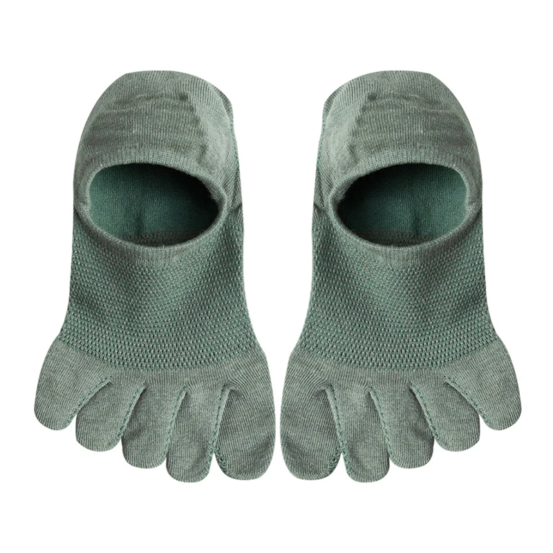 Five Finger Socks Men Women Slipper Toe Mesh Hollow No Show Sweat absorbing Boat Sock Ankle Breathable Short 5