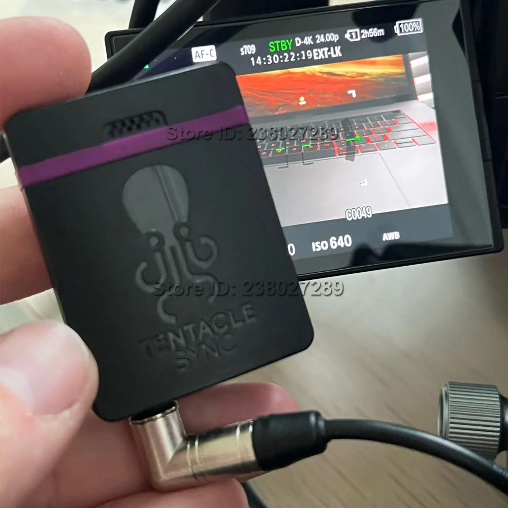 Timecode for Sony FX3 FX30 Alpha 1 A1 A7S3 A7S III Cable, Tentacle Sync Time code Generator 3.5mm TRS to Multi / Micro USB