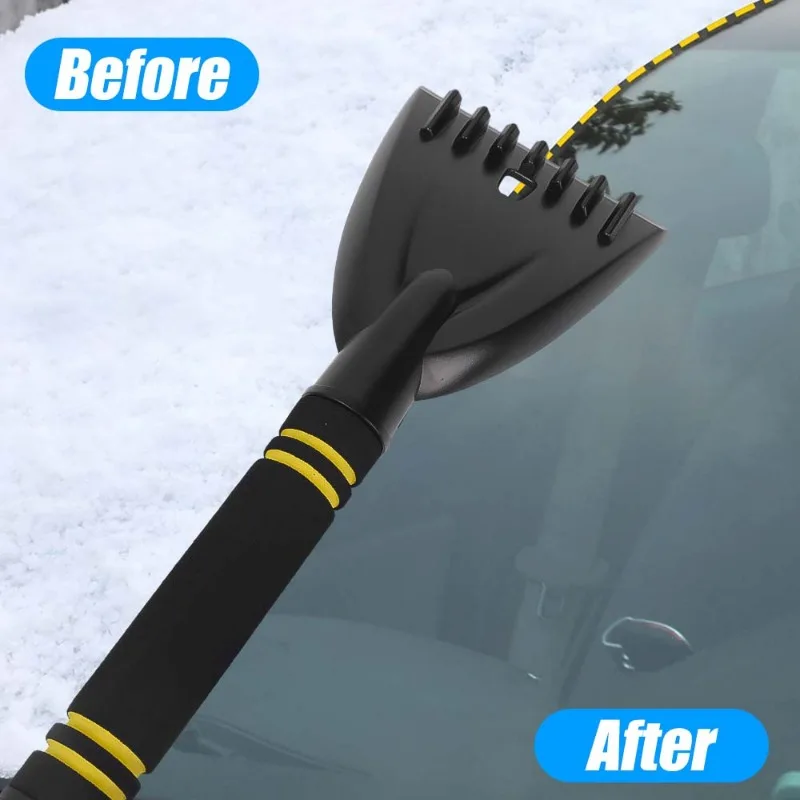 Universal Car Snow Shovel Ice Scraper Car Windshield Snow Removal Scraper Ice Shovel Window Cleaning Tool Car Winter Accessories