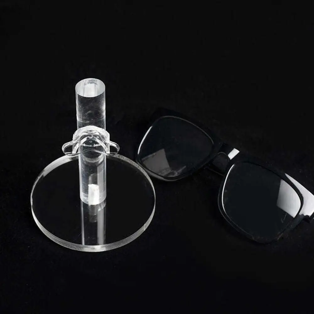 Transparent Acrylic Glasses Display Stand Shelf Eyeglasses Rack Jewelry Holder Glasses Props Accessories
