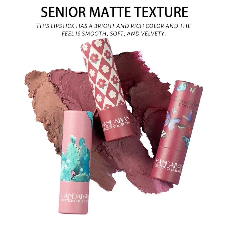 Colors Brand Makeup Matte Lipstick Waterproof Long Lasting Lip Stick Sexy Red Pink Veet Nude Lipsticks Women Cosmetics 5