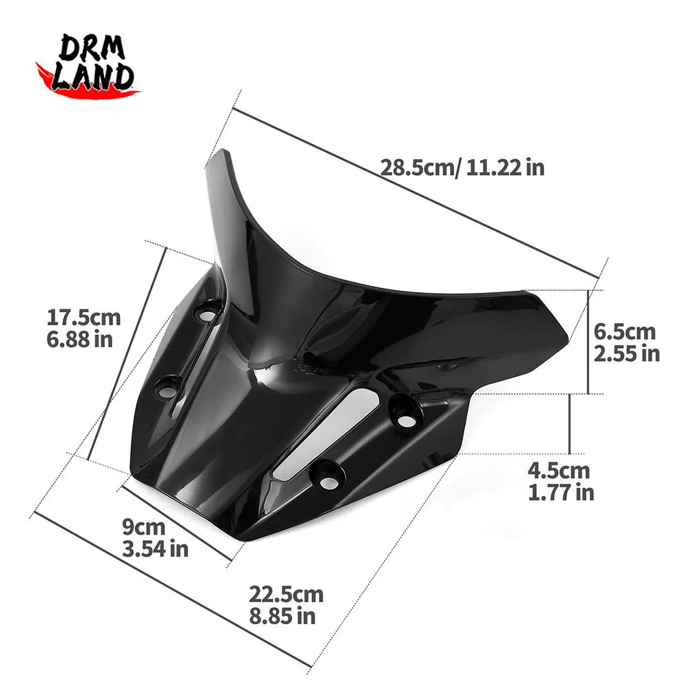 2021 2022 Windshield Windscreen For YAMAHA MT-09 FZ-09 SP MT09 FZ09 MT FZ 09 Motorcycle Accessories Side Wind Screen Deflectors