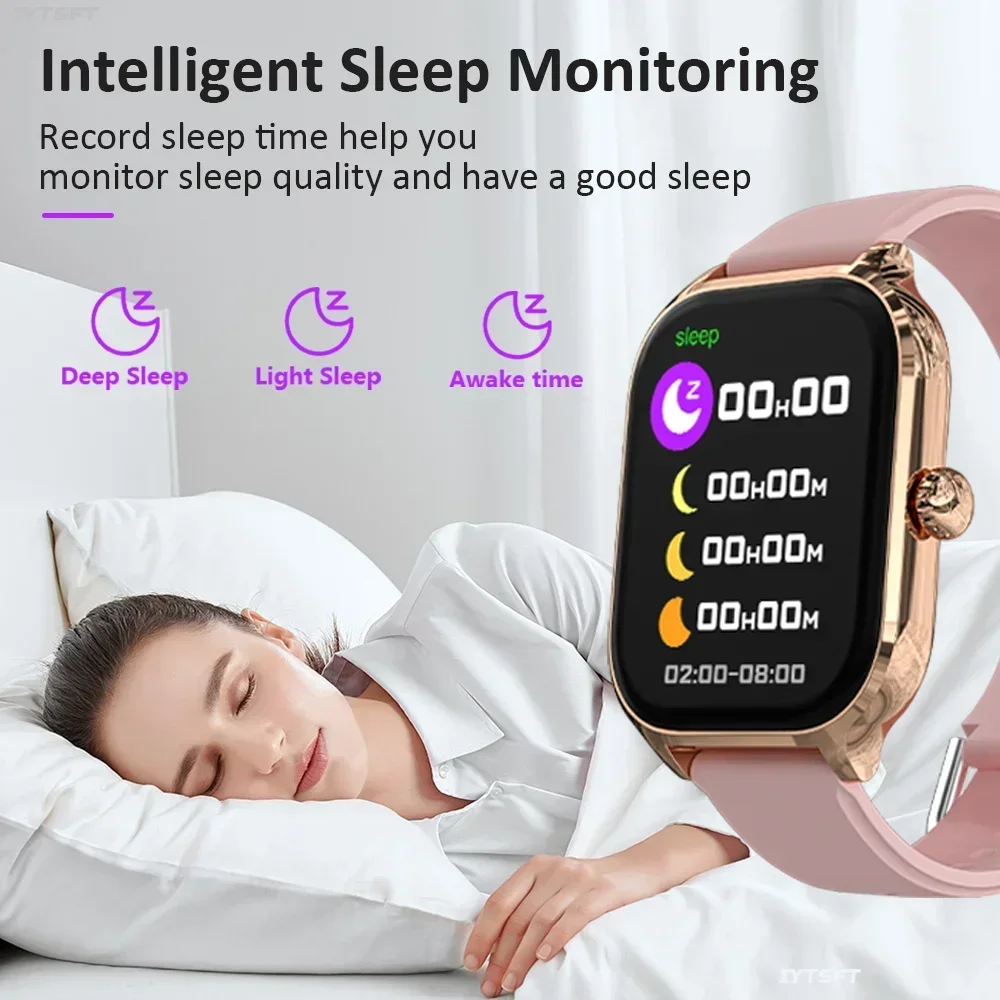 2024 Smart Watch Bluetooth Call Music Multiple Sports Mode Message Reminder Game Smartwatch For Men Women Android iOS Phones