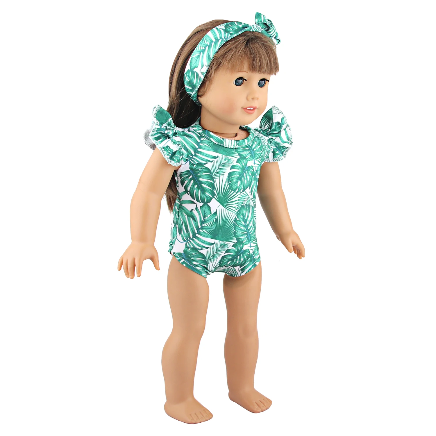 Cm Baby New born Doll Clothes Swimsuit Flowers Rainbow Animal Swinsuit Accessories For Inch American OG Girl Dolls Toy 5