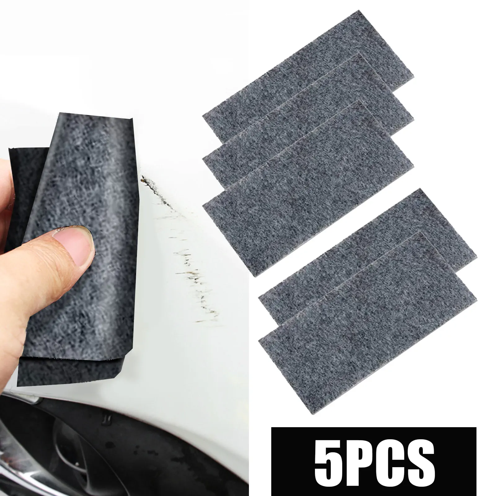 5PCS Car Scratch Remover Cloth Paint Scratch Removal Car Scratch Repair Kit for Repairing Car Light Car Repair Tool Accessories