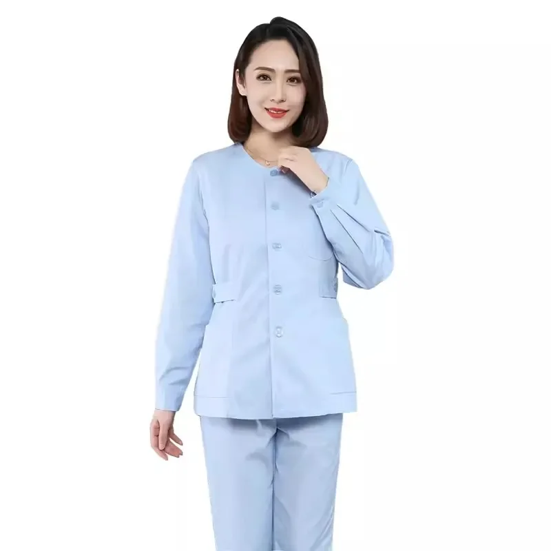 Medical Suit Hospital Outdoor Jacket Doctors Clothing Scrubs Tops Nurse Uniform Dental Clinic Workwear Lab Coat