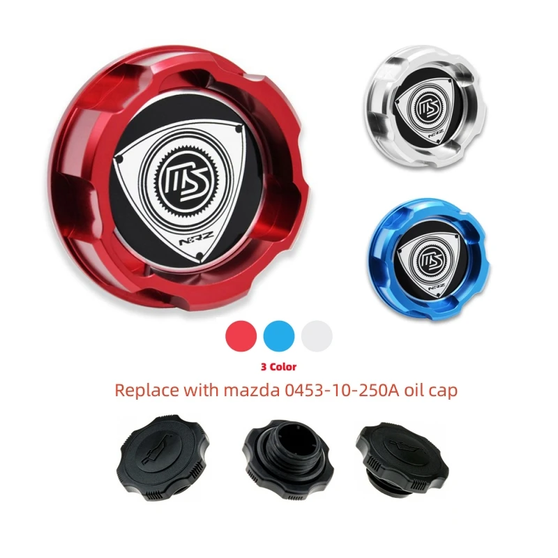 Aluminum ENGINE Oil Cap For MAZDASPEED RACING RX8 RX7 MIATA MAZDA PROTEGE 626 323 MX3 BP 13B OIL FILLER CAP JDM