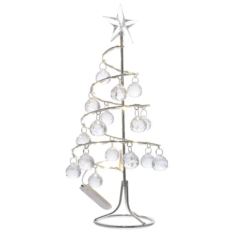 1 Pc Led Desktop Xmas Tree Prelit Helical Tabletop Tree Twig Tree Lights Spiral Christmas Tree Led Christmas Pine Trees