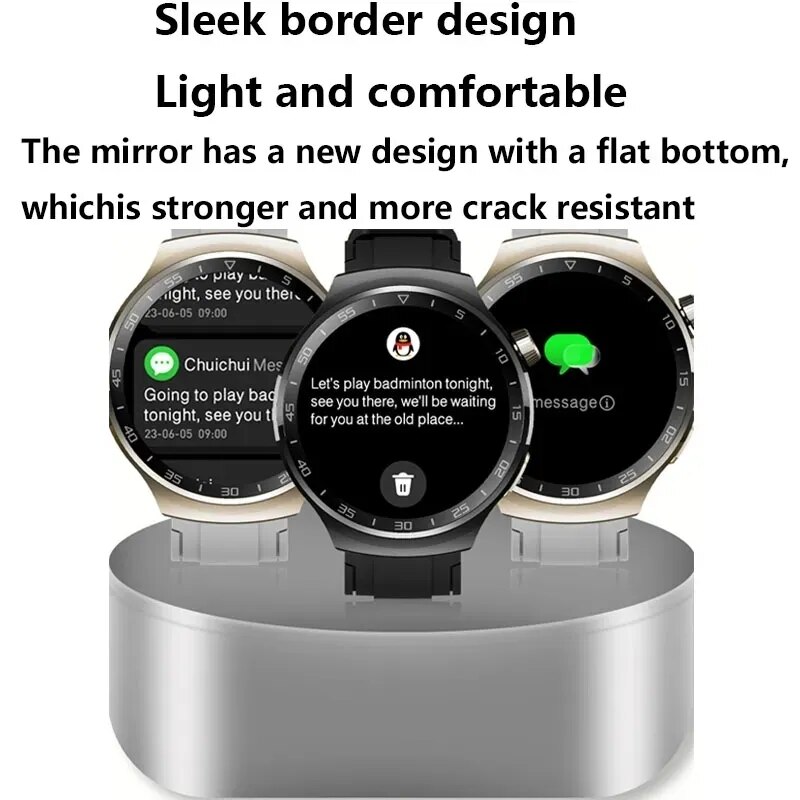Ola Esporte For GT3 Pro Smart Watch Men 390*390 HD Screen Heart Rate Bluetooth Calls IP67 Waterproof Sport SmartWatch DIY Faces