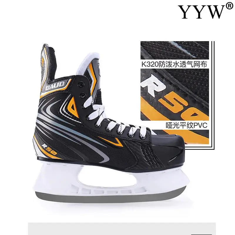 Inline Roller Skate Shoes Kid Child Youth Ice Hockey Shoes Sneakers With Ice Blade Beginner Boy Girl Warm Plus Velvet skate shoe