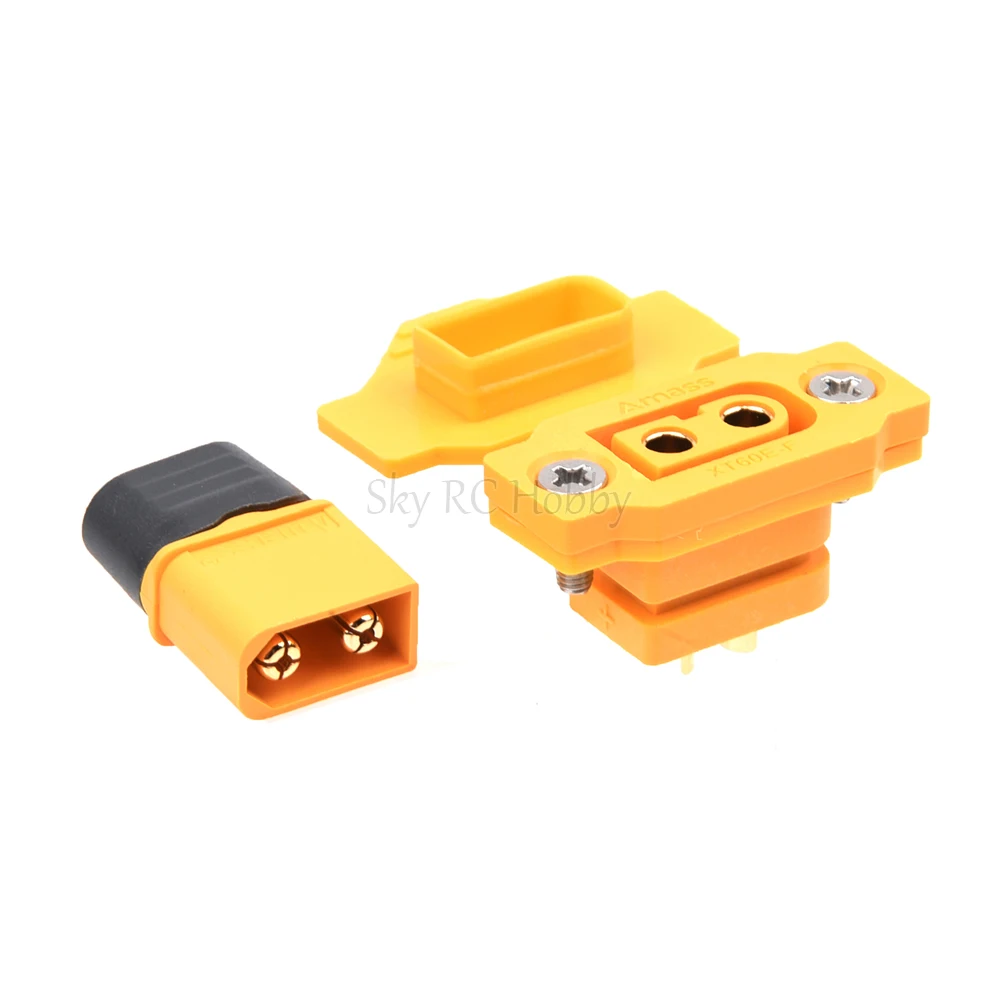 NEW Amass XT60E-F XT60E Female Plug & XT60H Male Model Airplane Battery Gold-Plated 30A High Current Safe Plug Connector
