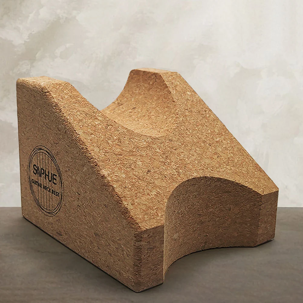 Guitar Neck Bracket Violin Stand Care Instrument Acoustic Rest Simple Cork Support Pillow Repairing
