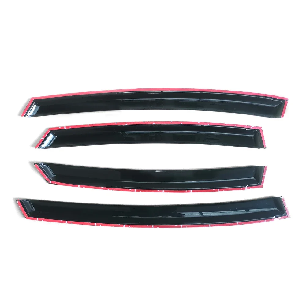 For Toyota Prius C Prius V Plus 2006-2021 Side Window Wind Deflectors Visors Black Rain Guard Door Visor Shades Dark Ventvisor
