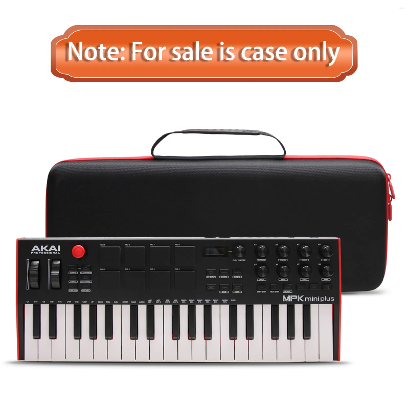 Duffel Bags LTGEM Hard Case For Professional MPK Mini Plus - USB MIDI Keyboard Controller Travel Protective Carrying Storage Bag 4