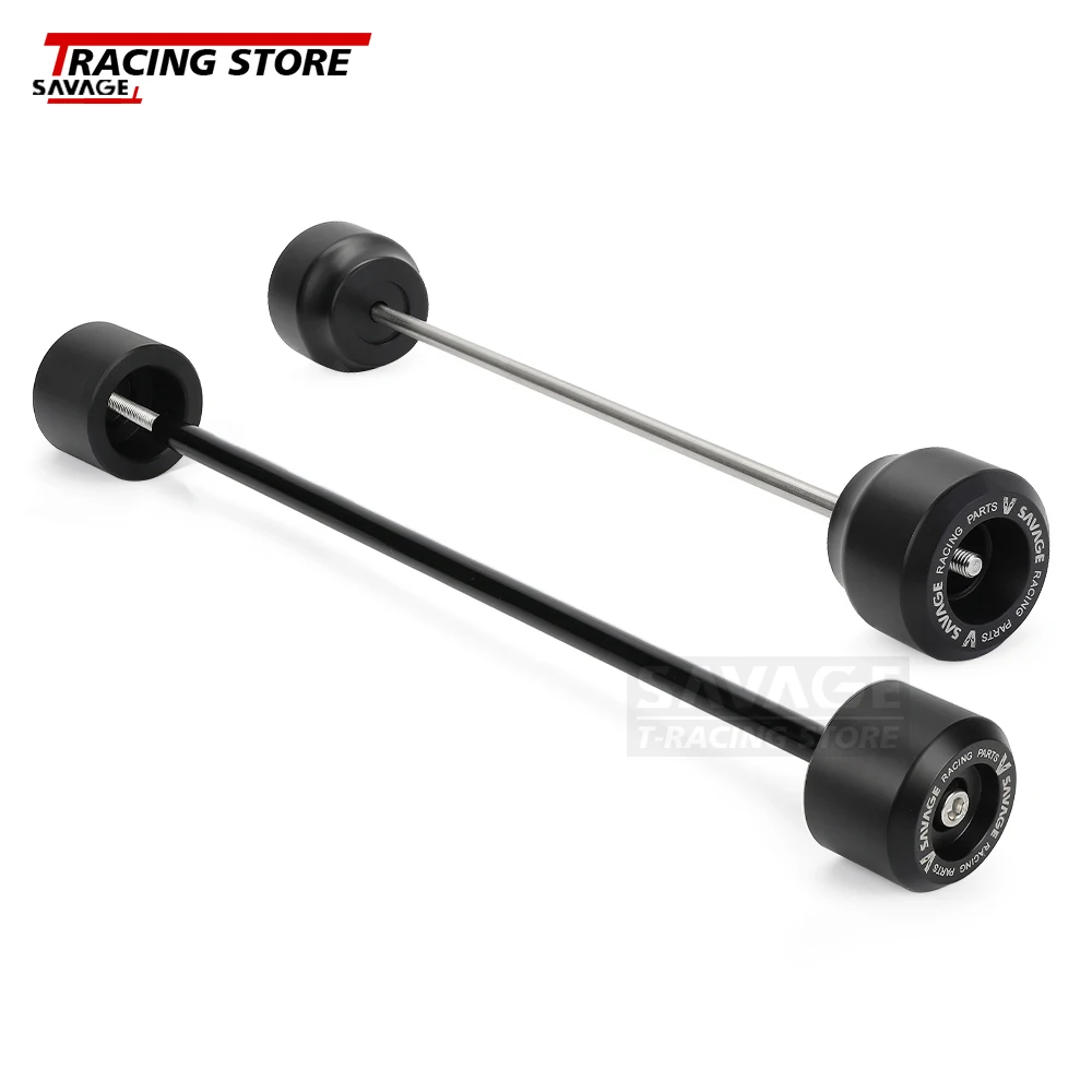 DRZ400 Slider For SUZUKI DRZ400SM 2005-23 Motorcycle Front Rear Wheel Fork Crash Slider Wheel Hub Protector DRZ 400SM Accessory