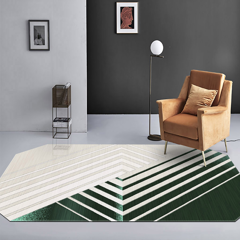 Irregular Living Room Carpet, Home Oval Light, Luxury Sofa, Coffee Table, Bedroom Bedside Decoration, Study, Balcony, Porch Mat