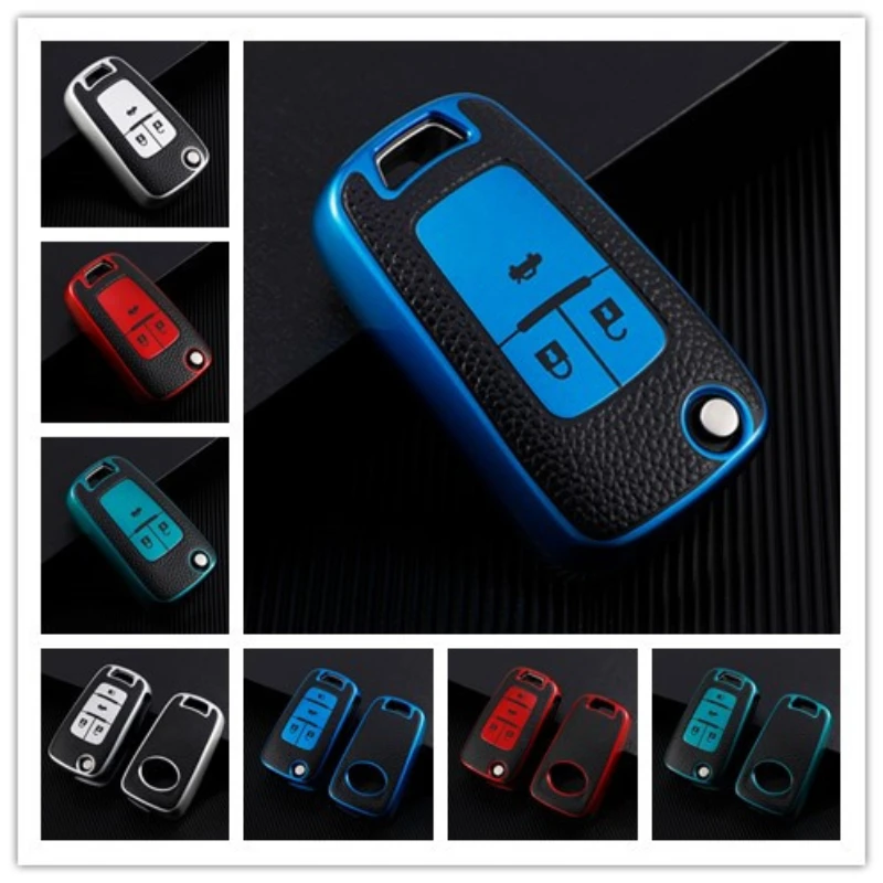 TPU Car Key Case for Chevrolet Cruze Trax Lova Malibu Buick Opel Astra Corsa ADAM S Antara Meriva Zafira Insignia GTC Accessory