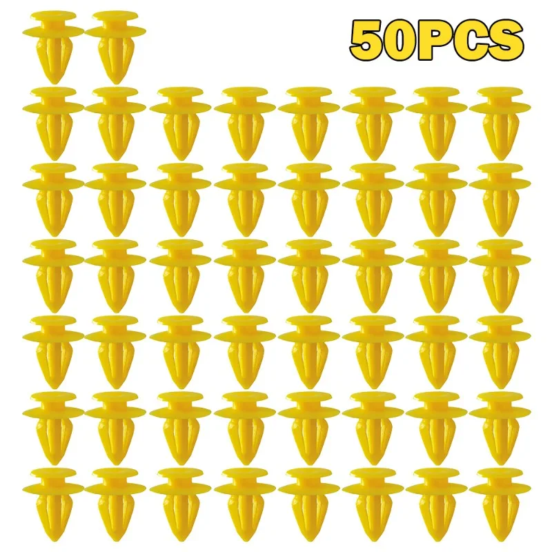 50X Universal Dash Door Panel Trim Push Fastener Clip For Audi A3 A6 A8 R8 TT VW Polo T4 T5 Galaxy Sharan Ford Seat 7M0867299K