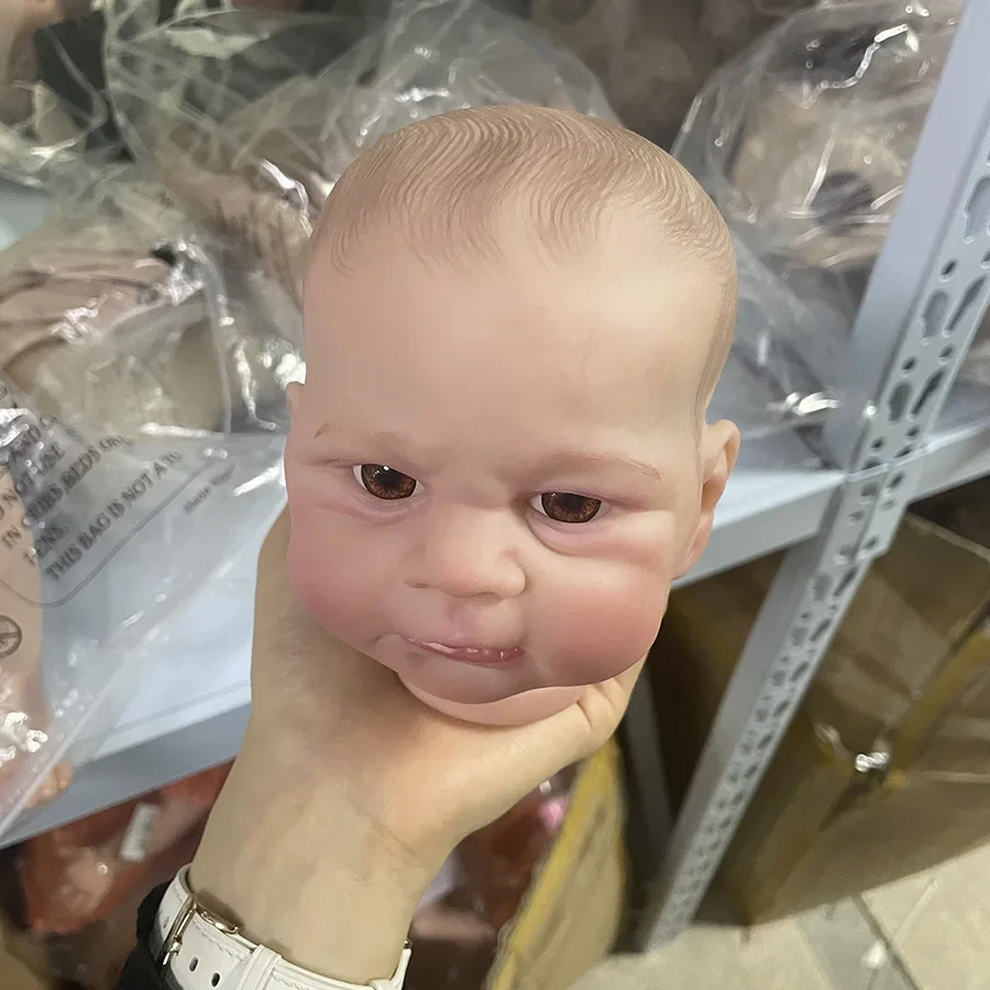 19inch Reborn Doll Kit Elijah Lifelike Soft Touch DIY Painted Doll Parts Cute Birthday Christmas Gifts Reborn Doll Toy