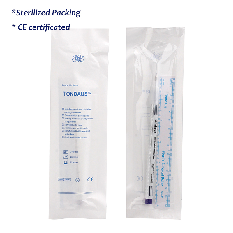 1Pcs Surgical Skin Marker Pen Ear Nose Piercing Facial Beauty Eyebrows Tatoo Eyelash Grafting Makeup Tool Waterproof Blue White