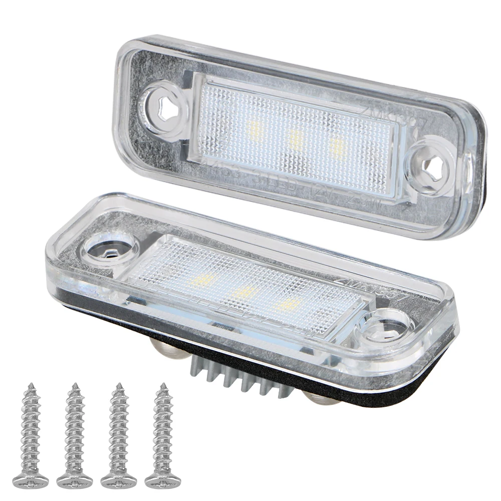 1 pair Signal Lamp Car Licence Plate Light Replacement Plug And Play 12V 2.8W For Mercedes-Benz W203 W211 C219 R171 CLS SLK