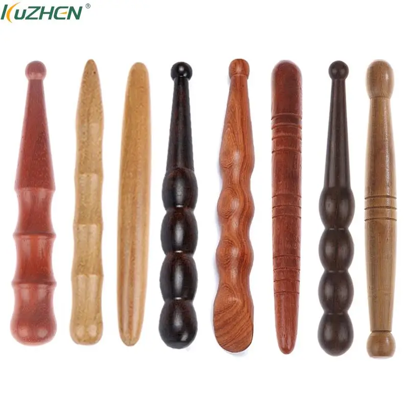 1pcs Long Wood Spa Muscle Roller Stick Cellulite Blaster Deep Tissue Fascia Trigger Point Release Self Foot Body Massage Tool