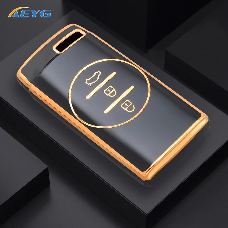 TPU Car Key Case Cover For Chery Tiggo 7 Pro 8 Pro Exeed Tiggo 2 3x Arrizo 5 Pro Gx 5x EQ7 Tiggo 4 Car Accessories Keychain