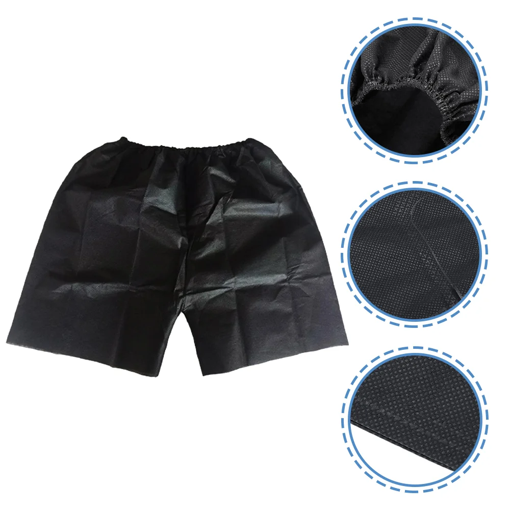 50 Pcs Disposable Mens Sports Shorts Portable Sauna Pants Briefs Male Non-woven Fabric Folding Men's Outdoor