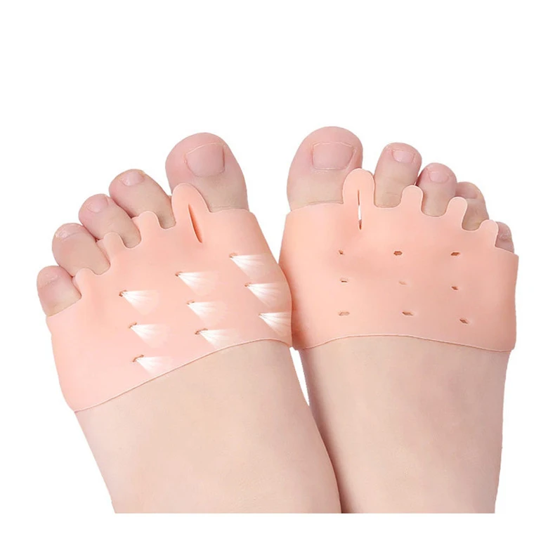 2pcs Silicone Toe Separator Bunions Toe Corrector Valgus for Toe Finger Separator Hallux Valgus Corrector Pain Relief Foot Care
