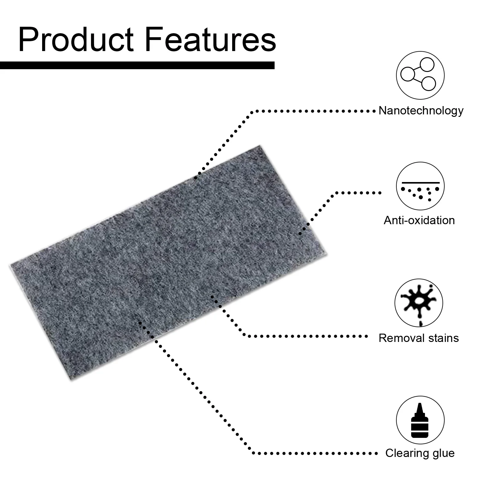 5PCS Car Scratch Remover Cloth Paint Scratch Removal Car Scratch Repair Kit for Repairing Car Light Car Repair Tool Accessories