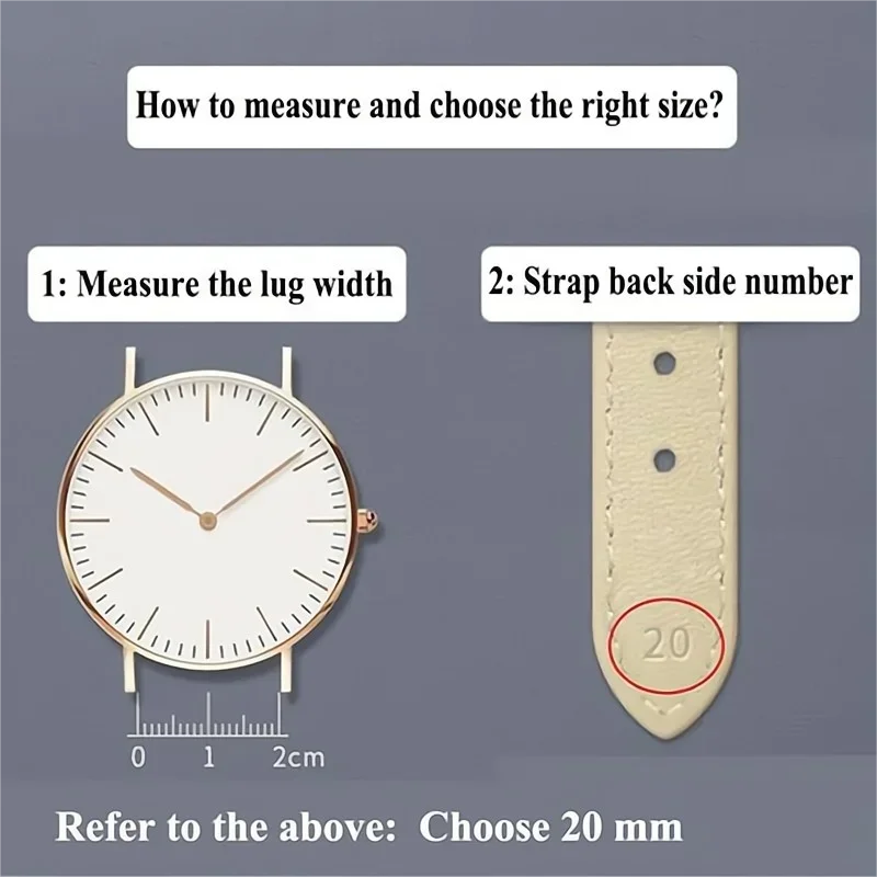 Genuine Leather Strap 20mm 22mm Watch Band with Watchband Box Butterfly Clasp Watchband Replacement Bracelet Watch Accessories