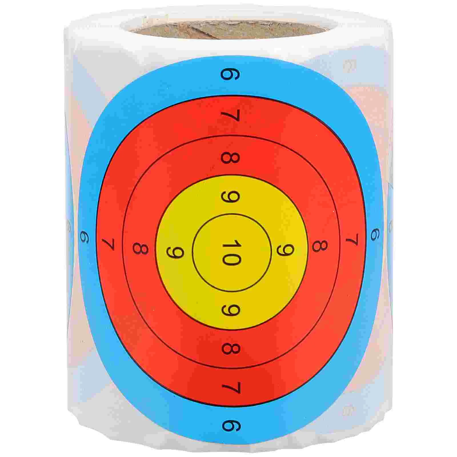 Paper Targets Shooting Red Tags Range Sport Stickers Practical Archery Creative Spot