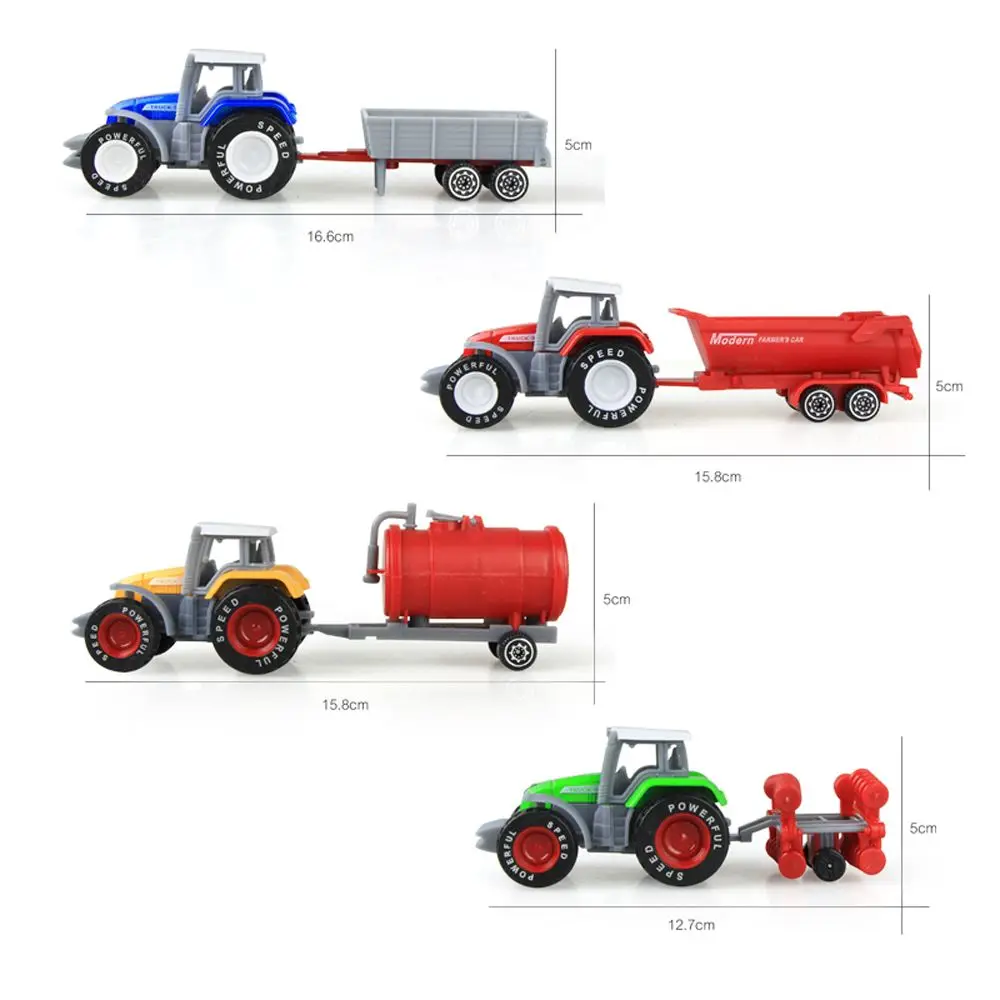 Alloy Engineering Car Model Tractor Toy Vehicles Farmer Vehicle Belt Boy Toy Car Model Gift Toys Model Car