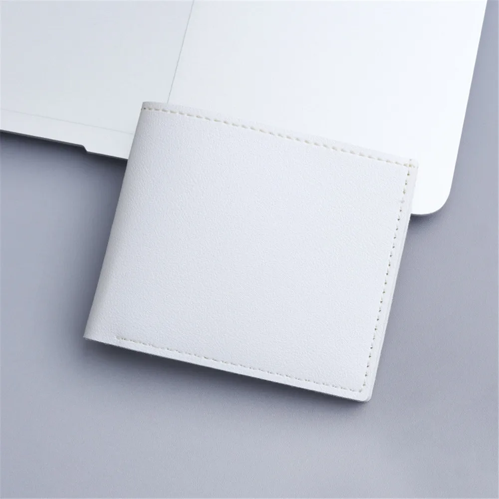High Brand New Style Men Short Pu Leather Wallets Vintage Thin Male Credit Multi-Card Holder Black Small Money Purses Wholesale