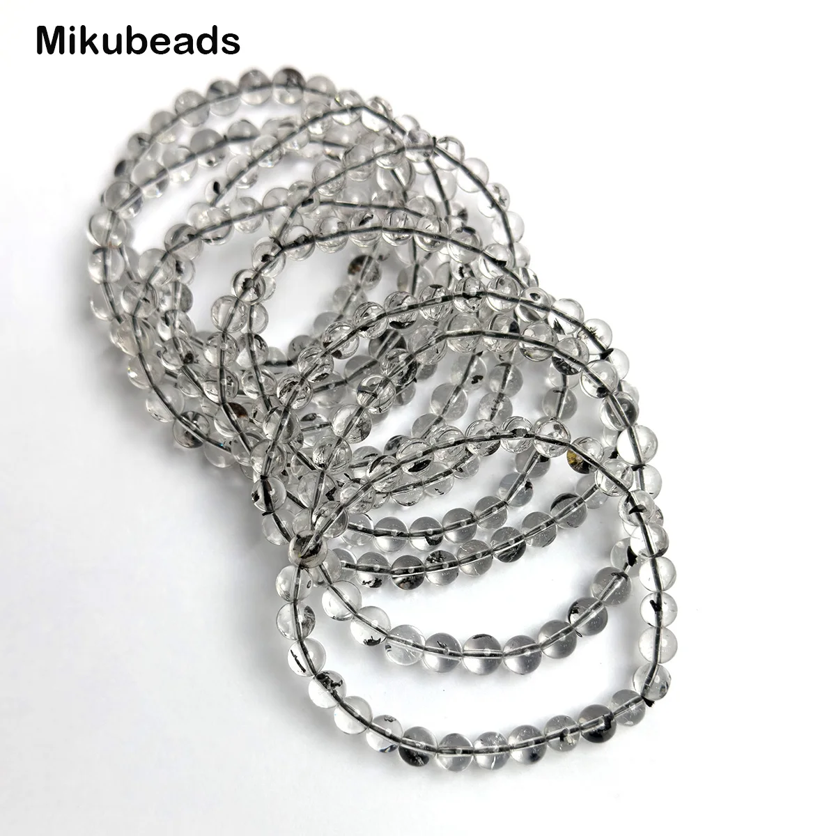 Wholesale Natural 7mm 8mm 9mm Herkimer Diamond Energy Quartz Smooth Round Loose Beads For Making Jewelry DIY Necklace Bracelet