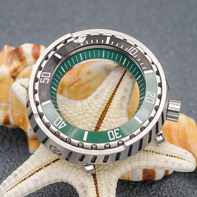 NH35 Case Tuna Canned Watch Cases Sapphire Glass Mechanical Watches 20ATM Waterproof for NH35 NH36 Movement Men Dive Watch Case