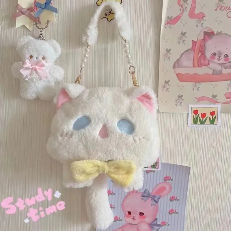 Lovely Lolita Sweet Cat Children's Holiday Backpack Characters Role Play Toy Tote Parent-child Knapsack Girl Boy Gifts