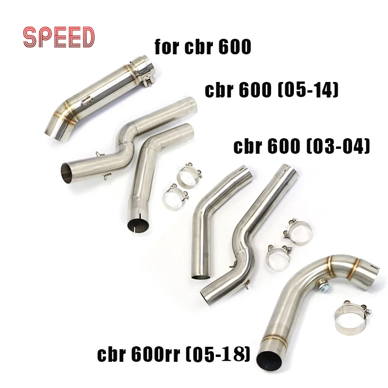 Escape Moto Modified Middle Link Pipe For CB600 CBR600 2003-2004 2005-2014 CBR600RR F5 2008-2016 Years Motorcycle Exhaust System
