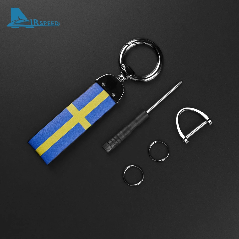 Universal For BMW Volvo Key Fob Cover Car Switzerland Accessories Key Rings Keychain Keyring Auto Vehicle Key Chain Car Styling