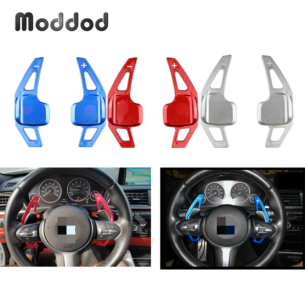 Car Steering Wheel Paddle Shifter Extensions for BMW F20 F21 F22 F23 F30 F31 F33 F34 F36 F06 F07 F15 F16 F48 Accessories Kit