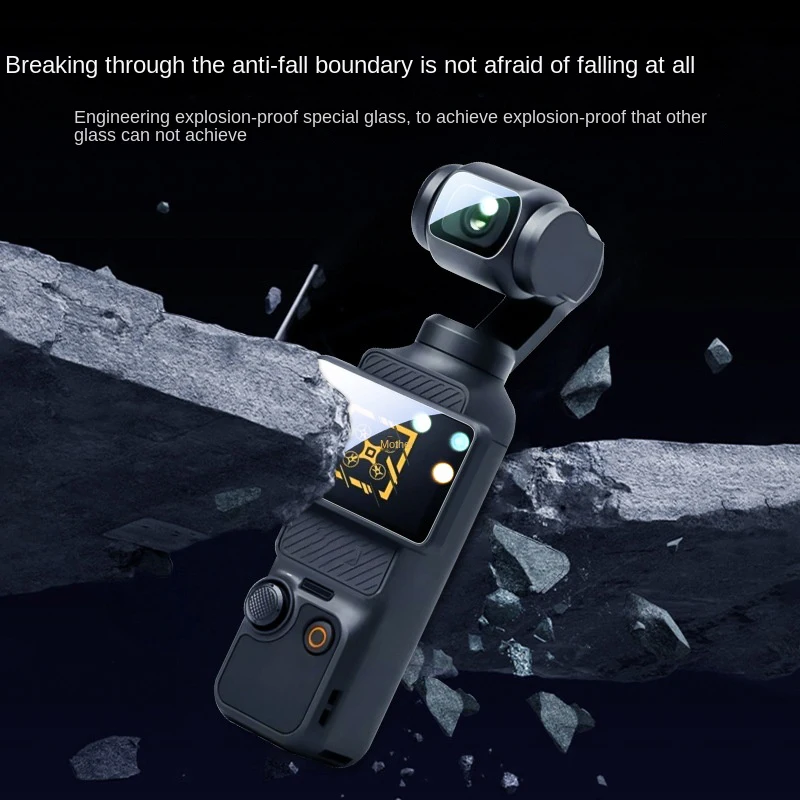 For DJI Osmo Pocket 3 Ultrathin HD Clear Tempered Glass Screen Protector LCD Display Film DJI Pocket 3 Camera Lens Protector