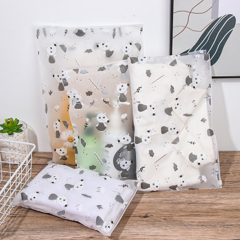 PC Self Seal Wardrobe Storage Bags Underwear Zipper Lock Bag Plastic Vacuum Outdoor Travel Shoes Clothes