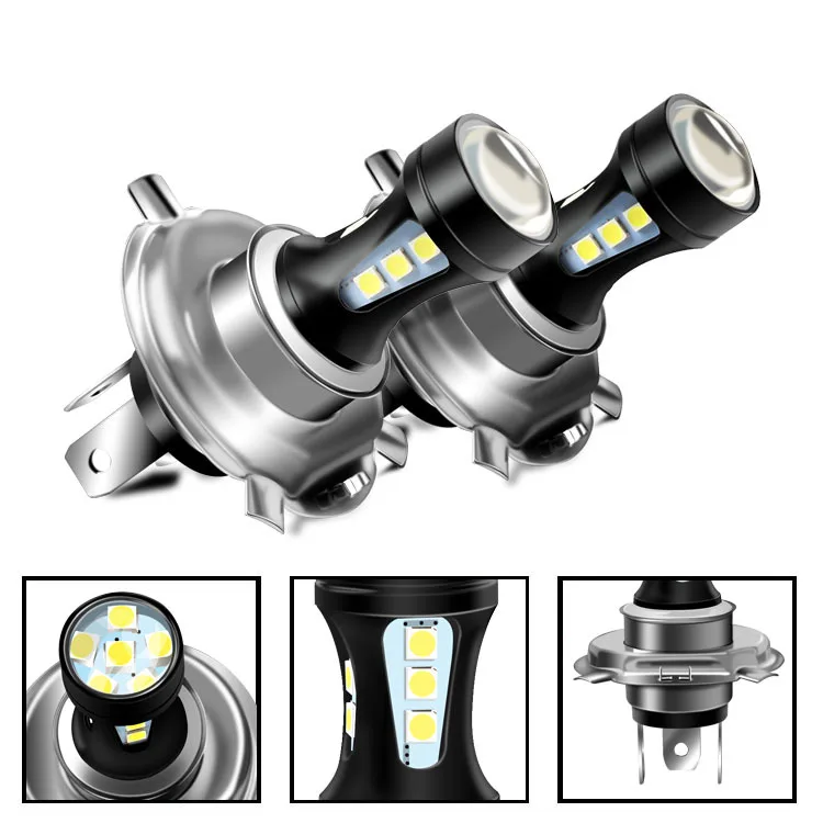 1/2Pcs Universal H4 Car LED Headlights Motorcycle Truck Boat Tractor Trailer Offroad Working Light 3030 Work Light LED Spotlight
