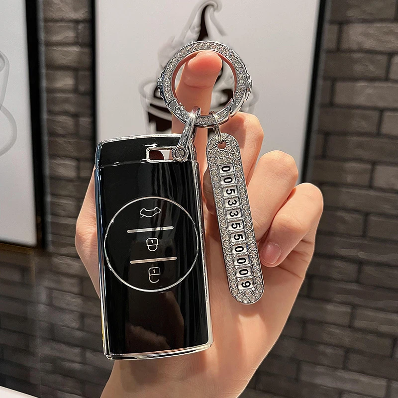 Auto Shell Fob for Chery Tiggo 7 Pro 8 Pro Exeed Tiggo 2 3x Arrizo 5 Pro Gx 5x EQ7 TPU Car Remote Key Case Cover Accessories