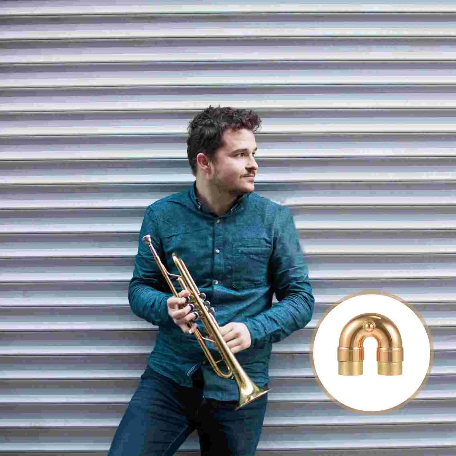 Replace Trumpet Muffler Accessories Saxophone Elbow Bend Neck Brass Musical Instrument Part