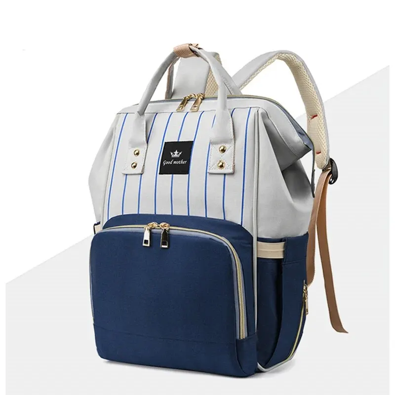 1 Cross-Border Mother Bag High-Capacity Backpack Multi-Purpose Mother And Baby Bag Go Out Portable Handbag Mother Back Milk Bag