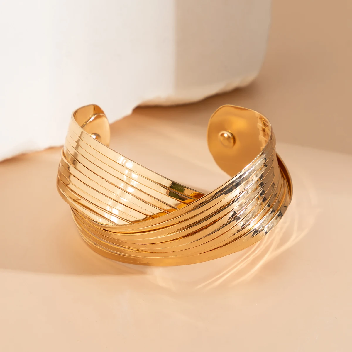 High Quality Goth Cross Wide Open Cuff Bangle for Women Statement Heavy Metal Arm Bracelet Pulseras Grunge Jewelry Steampunk Men
